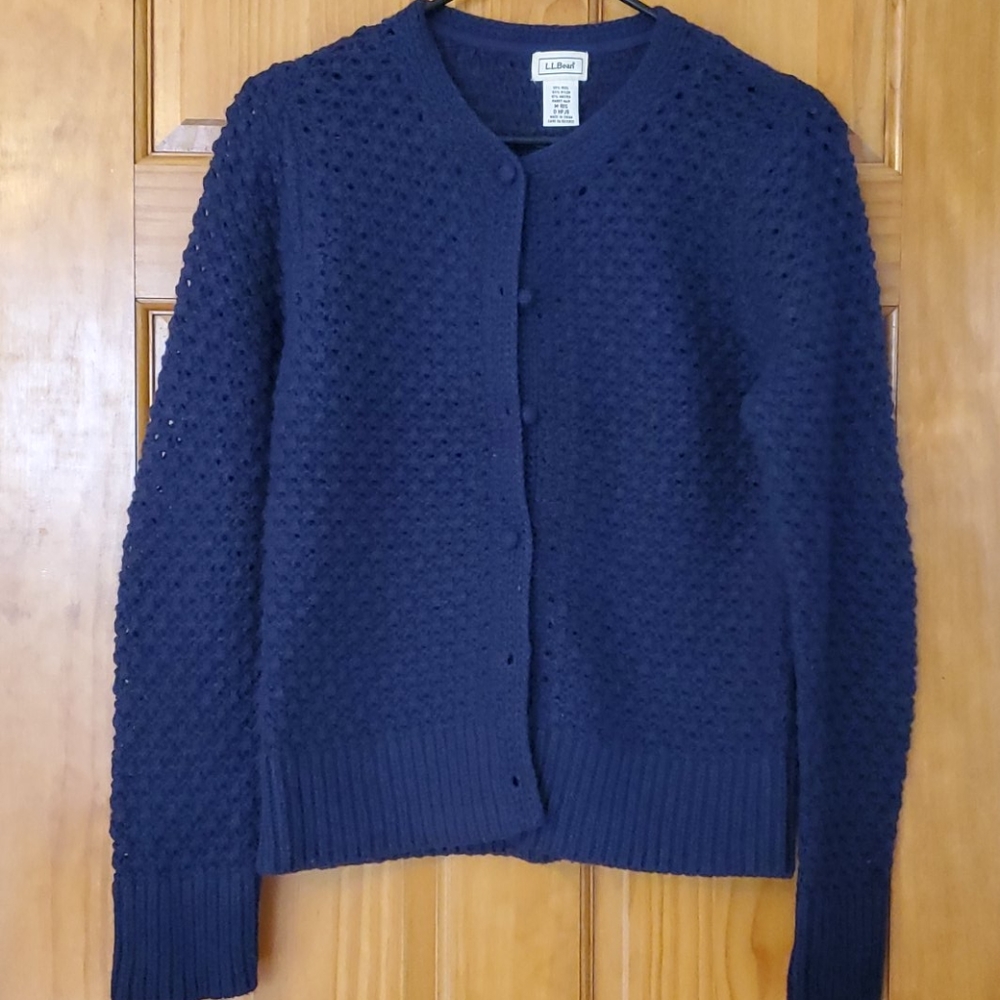 NWOT LLBean wool and angora sweater